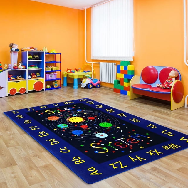 Alfombra Infantil NANAN 244x305 cm Alfabetización Educativa