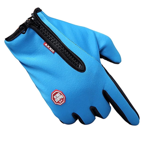 Guantes de invierno para hombres y mujeres, para deportes al aire libre, para montar a caballo, cálidos, resistentes al viento, con dedos completos, impermeables, para pantalla táctil