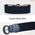 thumbnail image 7 of WHIPPY Women Elastic Wide Belt, Stretch Waist Belt for Dresses, 7 of 7