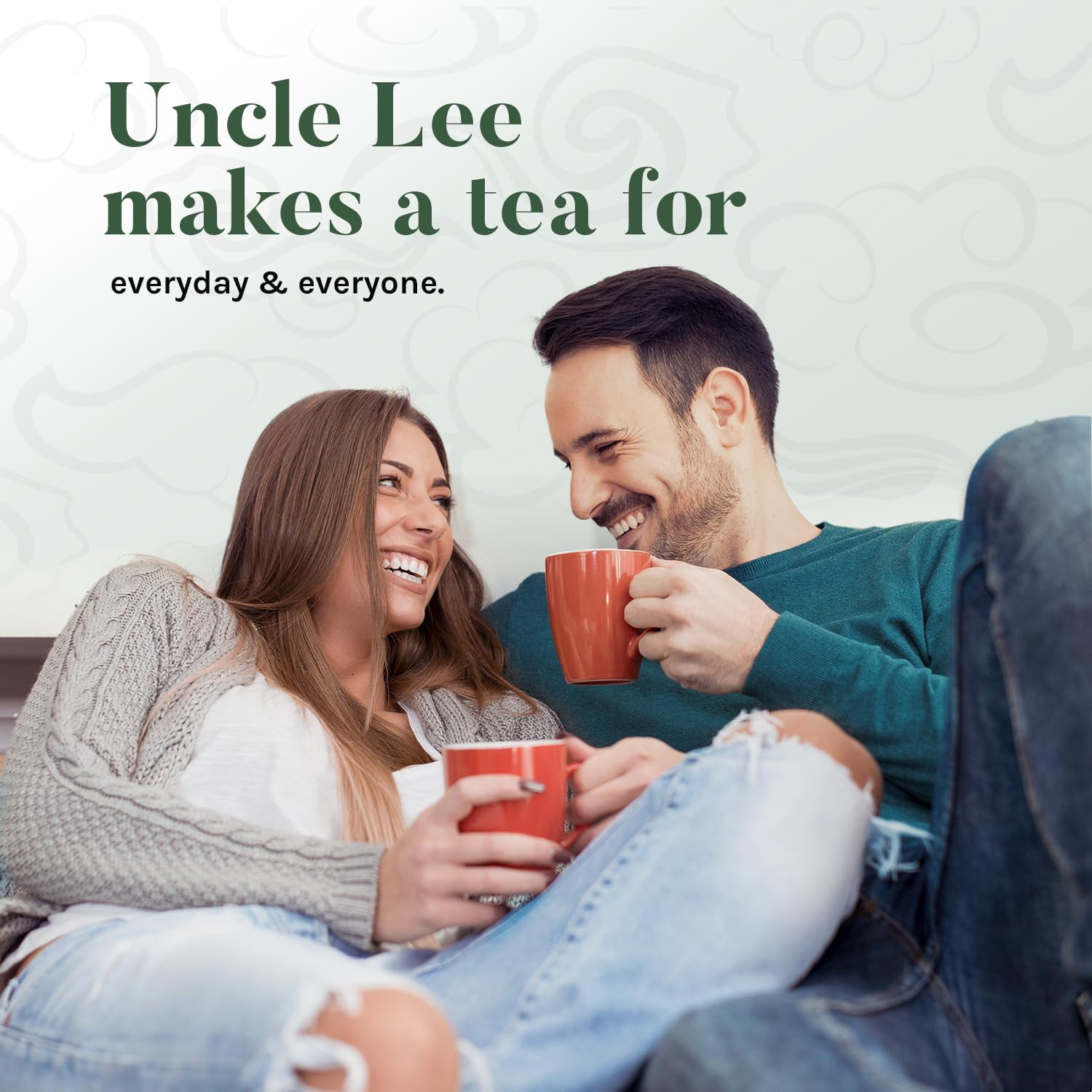 Uncle Lee's Organic Green Tea Bags 4-Pack, 106-Count Super Packs – Bright & Refreshing, Lightly Caffeinated Bulk Tea for Home, Office, Camping