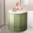 thumbnail image 4 of HDUTNGISN 27'' Portable Foldable Bathtub for Adult Kids,Foldable,Hot Ice Bath Tub for Bathroom, 4 of 8