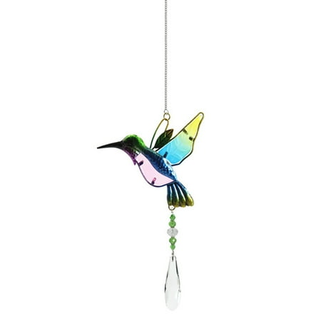 

Whigetiy Crystal for Butterfly Dragonfly Bird Pendant Metal Hanging Ornament Prisms Penda