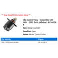 thumbnail image 2 of Idle Control Valve - Compatible with 1996 - 2005 Buick LeSabre 3.8L V6 VIN K 1997 1998 1999 2000 2001 2002 2003 2004, 2 of 2