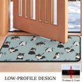 thumbnail image 3 of Black Corgi Door Rugs,Washable Non Slip Door Mats Indoor,Decorative Door Mats,Entry Mat Indoor for Entrance,Bedroom,Kitchen,Bathroom,30"x17", 3 of 6