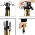 thumbnail image 4 of Tapón de botella de champán de acero inoxidable, sellador, corcho, protector, 4 of 5