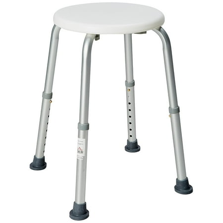 Homcom Round Medical Bath Bench Shower Stool Walmart Com
