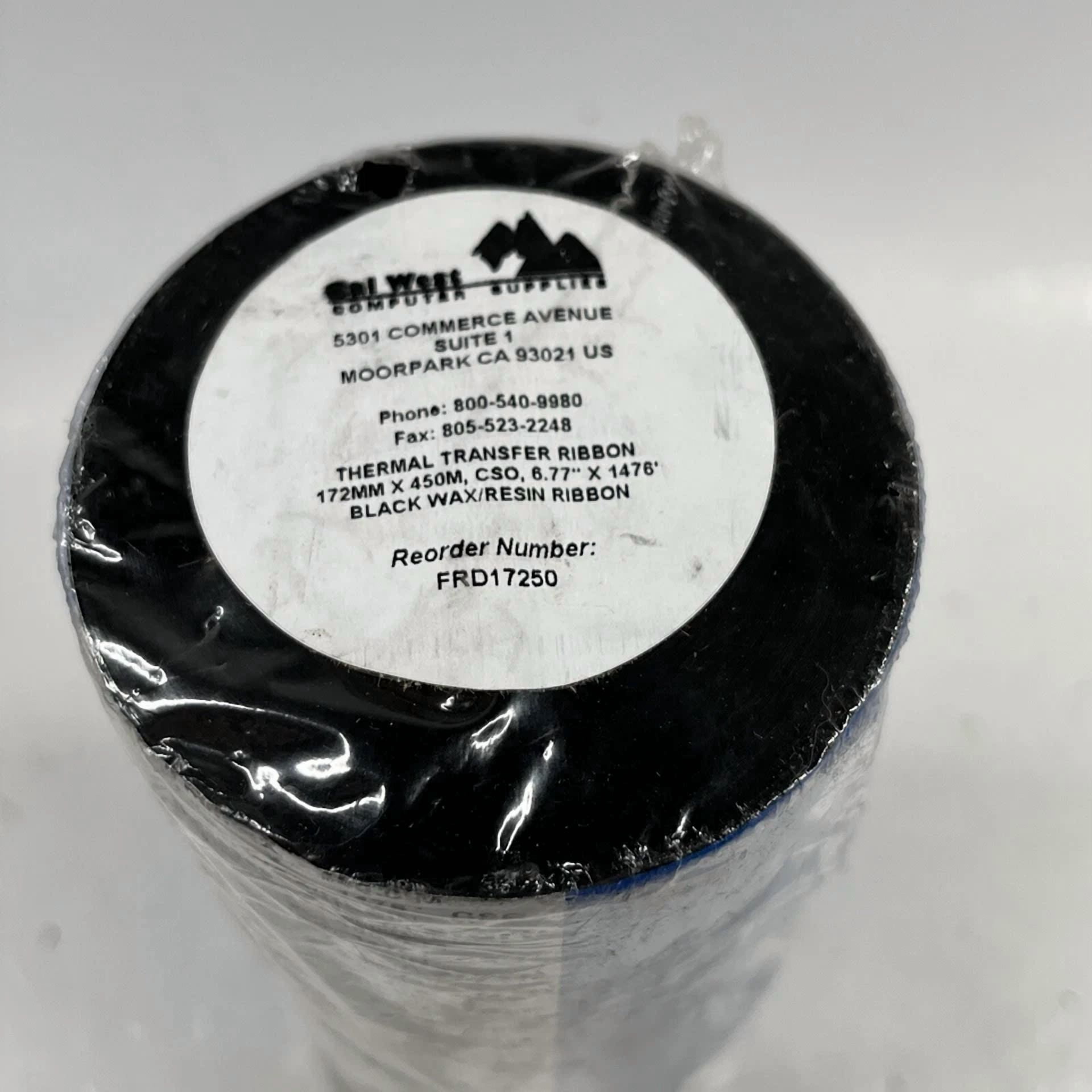 CRESTIN- Cleanstart Fh Wax/Resin Transfer Ribbon 172Mm X 450M (6.77''X1476') Cso