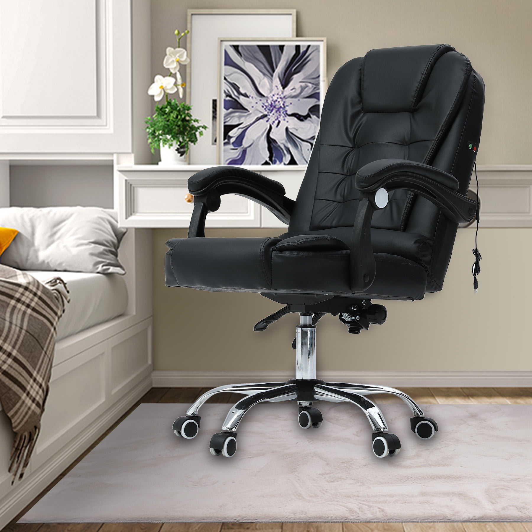Ergonomic Office Chair Massage Reclining Computer Gaming Chair Height