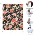 thumbnail image 4 of Pioneer Flower Blanket,Comfortable Soft Flannel Throw Blanket,All Season,Warm Lightweight Blankets for Sofa Bed Couch Living Room Chair,30"x40"(80x100cm), 4 of 4