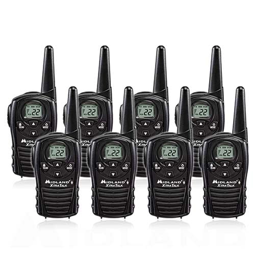 Midland LXT118VP Xtra Talk, 22 Channels Two Way Radio, 8 Pack - Walmart.com