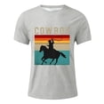 thumbnail image 2 of Toddler Kids Boys T Shirts Short Sleeve Graphic Tees Prints Casual Shirts For Youth Top Casual Loose Tops 10-11 Years, 2 of 4