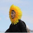 thumbnail image 3 of Sunflower Headgear Sunflower Face Set Funny Face Props Sunflower Hat Newway CPDD, 3 of 4