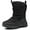 Black-H0823, variant on Blikcon Girls Snow Boots Water-Resistant Slip Resistant Warm Winter Shoes (Little Kid/Big Kid)