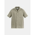 thumbnail image 5 of No Boundaries Men's & Big Men's Cotton Gauze Button Front Shirt, Sizes XS-5XL, 5 of 5