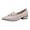 White, variant on Seffadzy Women's Flat Shoes Soft Sole Cutout Breathable Lightweight Casual Flats Comfortable Slip Black 35