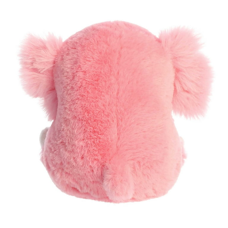 Aurora Rolly Pet Periwinkle Pig Stuffed Animal - 5 Inch White Spotted Plush Toy