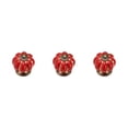 thumbnail image 2 of relayinert Poignées de Porte Poignée de Tirage Poignée de Porte Décoration de Matériel de Mobilier de Salon Rouge 3 Pcs, 2 of 6