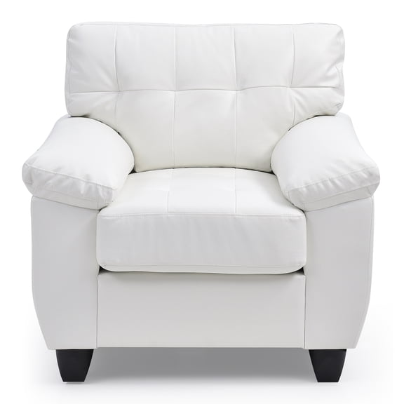 Gallant White Upholstered Accent Chair