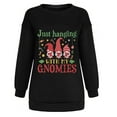 thumbnail image 6 of asdoklhq Plus Size Christmas Clothing,Christmas Sweatshirt for Women Oversized Graphic Casual Crewneck Long Sleeve Pullover Sweatshirt Tops Shirt Blouse, 6 of 6