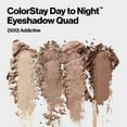 thumbnail image 5 of Revlon ColorStay Day to Night Long Lasting Matte and Shimmer Eyeshadow Quad, 500 Addictive, 0.16 oz, 5 of 10