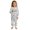 AA-#White7165, variant on WOYY Halloween Girl Coloring Pajamas Long Sleeve Top Pants Comfy Sleepwear Set, Sizes 2-10
