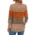 thumbnail image 5 of Fantaslook Womens Tops 3/4 Sleeve with Buttons Dressy Casual Blouses Summer Shirts Beach Vacation Trendy Clothes, 5 of 9