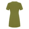 thumbnail image 3 of Pntutb Womens Clearance,Fashion Women's Casual Short Sleeve O-Neck Solid Ladies Loose Mini Dress Rollback Clothes, 3 of 5