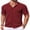 Wine Red, variant on COOFANDY Mens Knit Button Down Shirt Vintage Short Sleeve Polo Shirts Casual Beach Tops Fashion Hawaiian Shirt