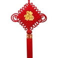 thumbnail image 7 of Jiibva Handmade Red Chinese Knot Wall Hanging, Blessing Ornament with Tassels for Home Decor, 7 of 7