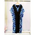 thumbnail image 5 of HAPPY BAY Women's African Beach Maxi Plus Size Caftan Casual Long Slit Dress Loungewear Dashiki Dresses for Women 2X-3X Aztec, Black, 5 of 5