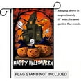thumbnail image 4 of Happy Halloween House Flag 28 x 40 Inch - Pumpkin Ghosts Garden Flag Decorative House Yard Double Sided Flag for Halloween Decoration, 4 of 5