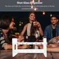 thumbnail image 2 of MasteelfCA Acrylic 6-hole Shot Glass Holder Multifunctional Shot Glass Server for Bar, 2 of 7