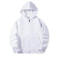 thumbnail image 5 of Lilgiuy Girls Zip Up Hoodies Casual Solid Color Long Sleeve Sweatshirts Jackets with Pockets, 5 of 5