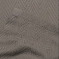 thumbnail image 4 of Superior Dobbyweave Knit Cotton Blanket, All Season Bed Blanket, Full/Queen 88" x 100", Charcoal, 4 of 8
