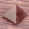 thumbnail image 1 of Crystal Pyramid Figurine  Fortune Blessing Home Decoration and Gift, Paperweight Amethyst, Violet, 1 of 7