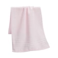 thumbnail image 2 of AUNVITO 100% Cotton Bath Towels, Light Weight, Soft, Super Absorbent and Fast Drying, No Fading Multipurpose Use for Sports, Swimming, Travel, Fitness, Yoga, Multicolor, 2 of 7