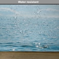 thumbnail image 6 of Ambesonne Nautical Place Mats Set of 4, Calm Sea Paradise, Standard Size, Pale Blue, 6 of 6