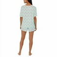 thumbnail image 2 of Disney Womens Short Pajama Set with Pockets Size: S, Color: Aqua Mickey Mouse, 2 of 2
