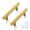 Brushed Brass-2-1/2 Inch Hole Center-25, variant on Cabinet & Furniture Pulls Brushed Brass 3 Inch Hole Center 10 Pack