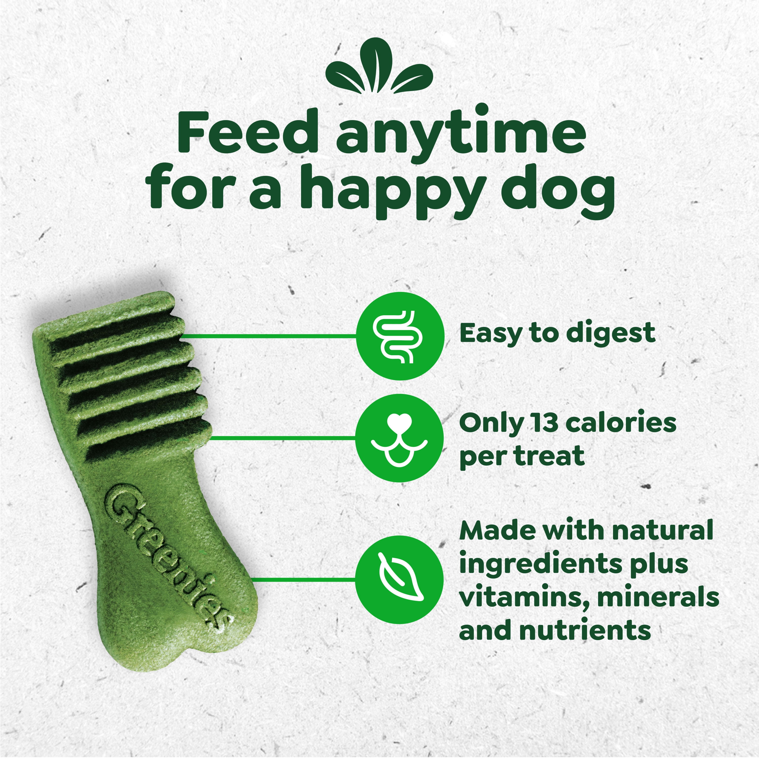 Greenies Anytime Bites Dog Treats, Blueberry Flavor, 24 oz bag