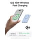 thumbnail image 3 of Power Bank UGREEN QI2 5000 mAh 20W PD magnético azul, 3 of 9