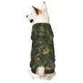 thumbnail image 1 of Fotbe Green Camouflage Skull Sudadera con Estampado para Perros Pequeños – Suéter con Capucha para Mascotas, Tela Suave de Forro Polar con Bolsillo-X-Small, 1 of 7