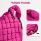 thumbnail image 5 of Bolso acolchado para mujer, grande, acolchado, bolso de mano acolchado, bandolera suave e hinchado, bolsos holgados, 5 of 7