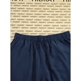 thumbnail image 4 of Men's Work Pants, Lightweight Breathable, Drawstring Waist with Flap Pockets, Solid Color Fashionable Versatile Casual Pants, Suitable for Daily Wear, Outdoor Sports Hiking - 1-Piece Set, 4 of 5