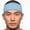 1-pack blue light, variant on Men's Cotton Headband Sweatband 3" Wide Size X-Large Yoga Sports Fitness Made in USA Black
