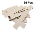 thumbnail image 3 of PEACNNG 36pcs Unfinished Wood Cutout Cross Shape Pieces for DIY Crafts 11x7cm, 3 of 6