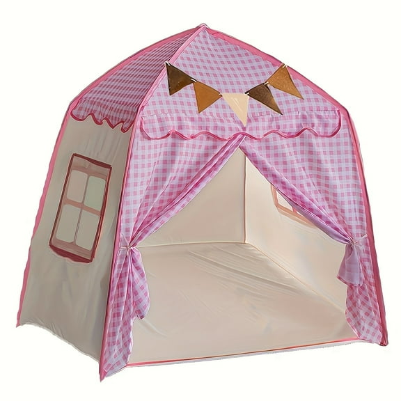Toddler Tent Crawl for Toddlers, Indoor Bed Tent for Toddler, Toys for 3, 4, 5, 6-Year-Old Girls, Neutral Color Play Room Furniture