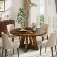thumbnail image 5 of Round Dining Table Wood Kitchen Table for Dining Room, 47" Dinning Room Tables for 4 Adult, 5 of 7