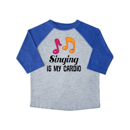 

Inktastic Singing is my Cardio Choir Music Gift Toddler Toddler Girl T-Shirt