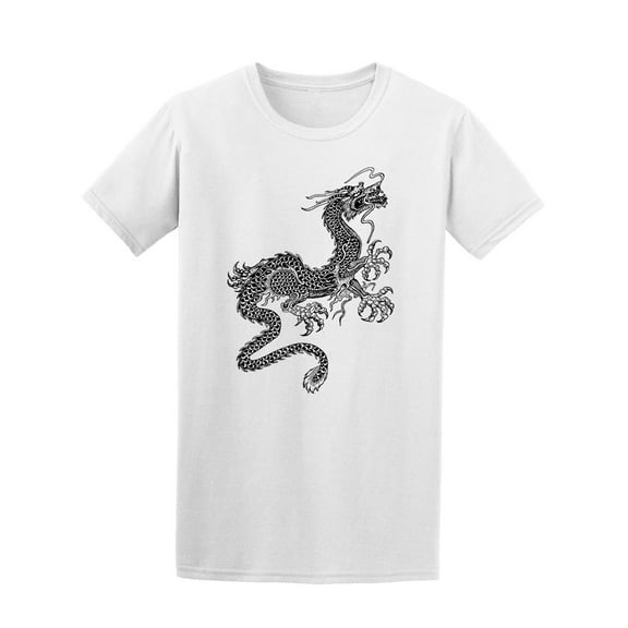Eastern Dragon Traditional Style T-Shirt Men -Image by Shutterstock, Male Small